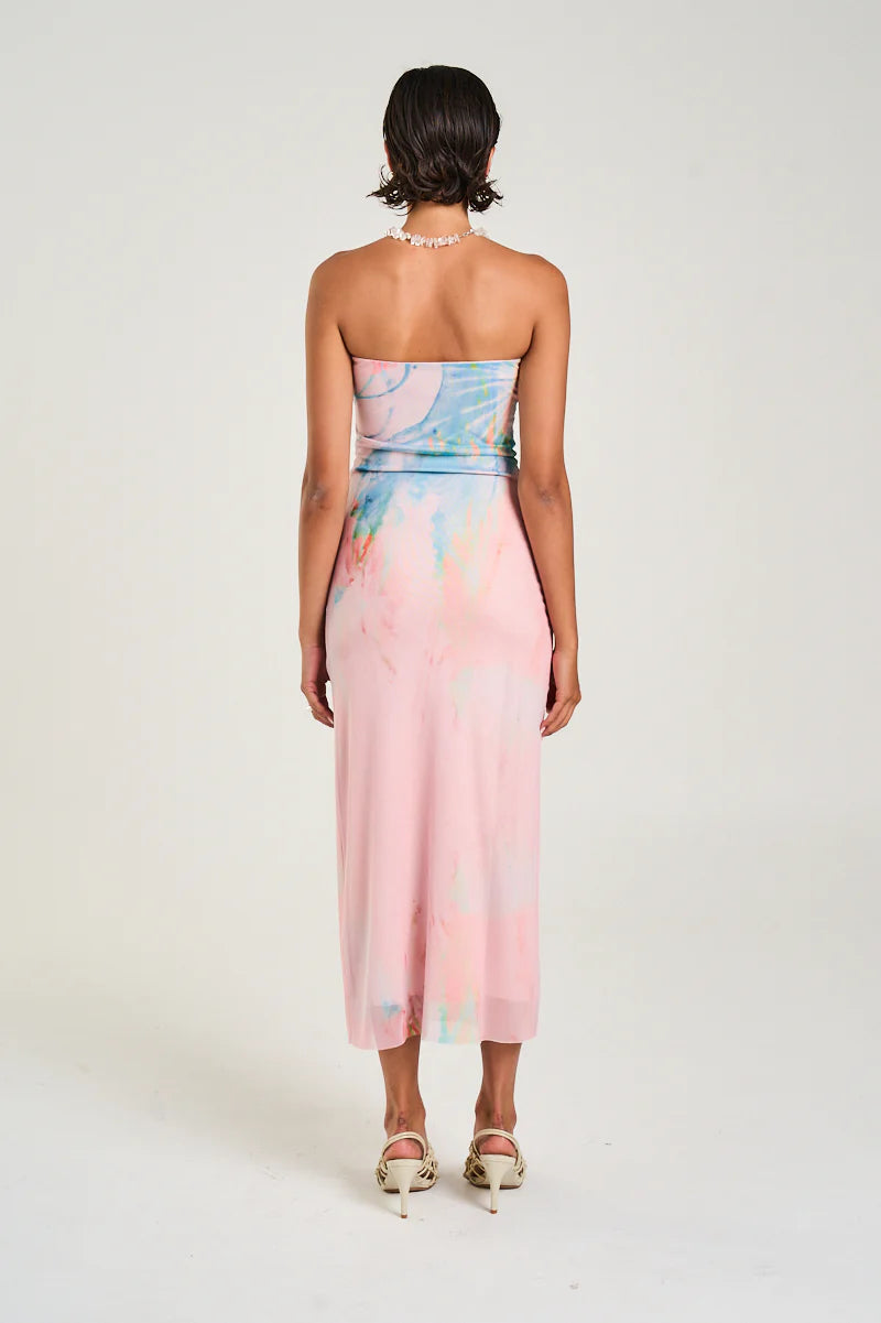 Summi Summi | Strapless Mesh Dress - Meduse Phase