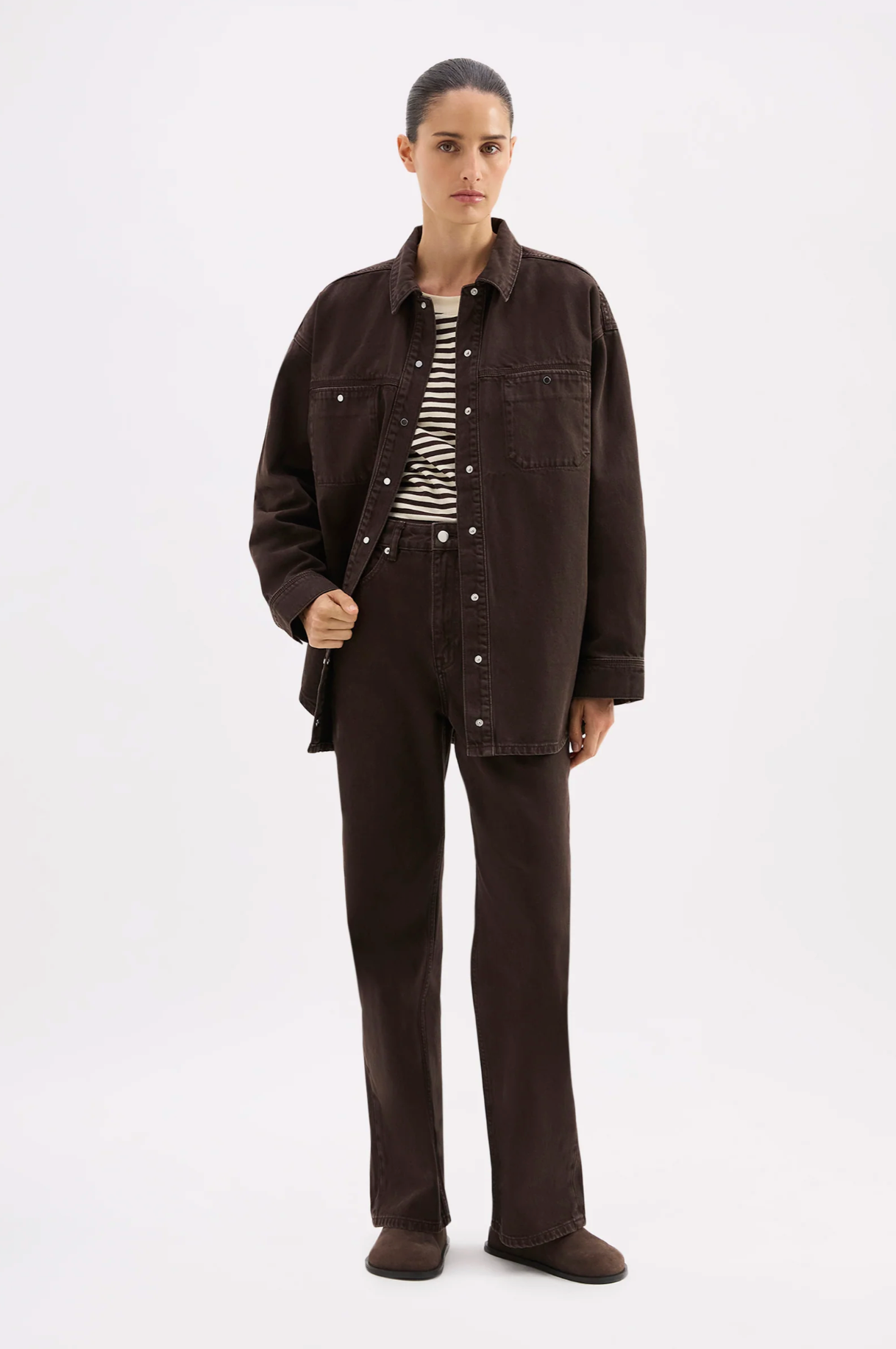 Nude Lucy | Brax Denim Jacket - Espresso