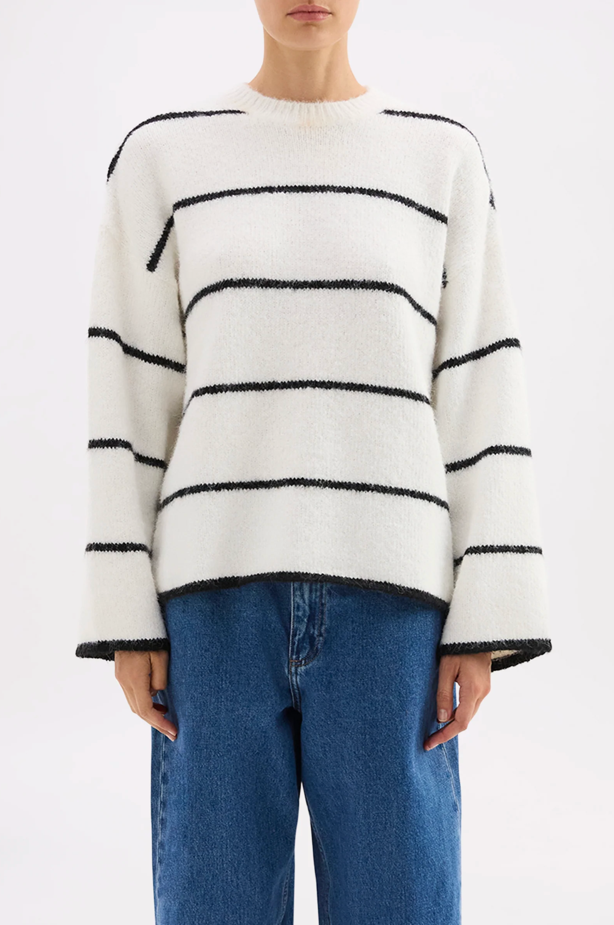 Nude Lucy | Colter Knit - Black Stripe