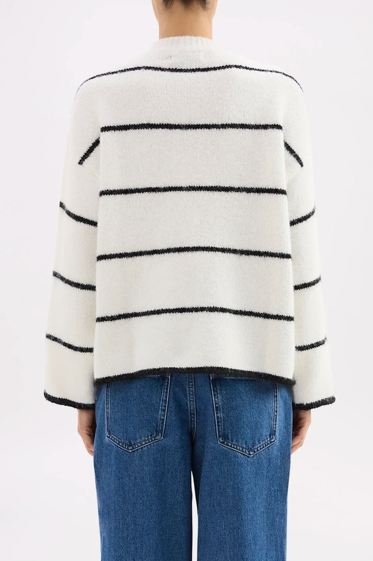 Nude Lucy | Colter Knit - Black Stripe