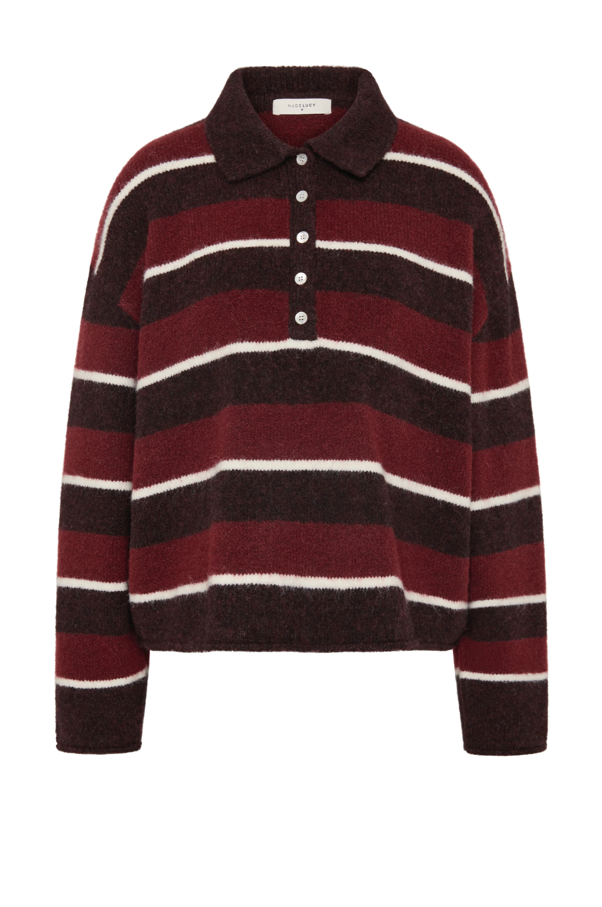 Nude Lucy | Maia Rugby Knit - Mulberry Stripe