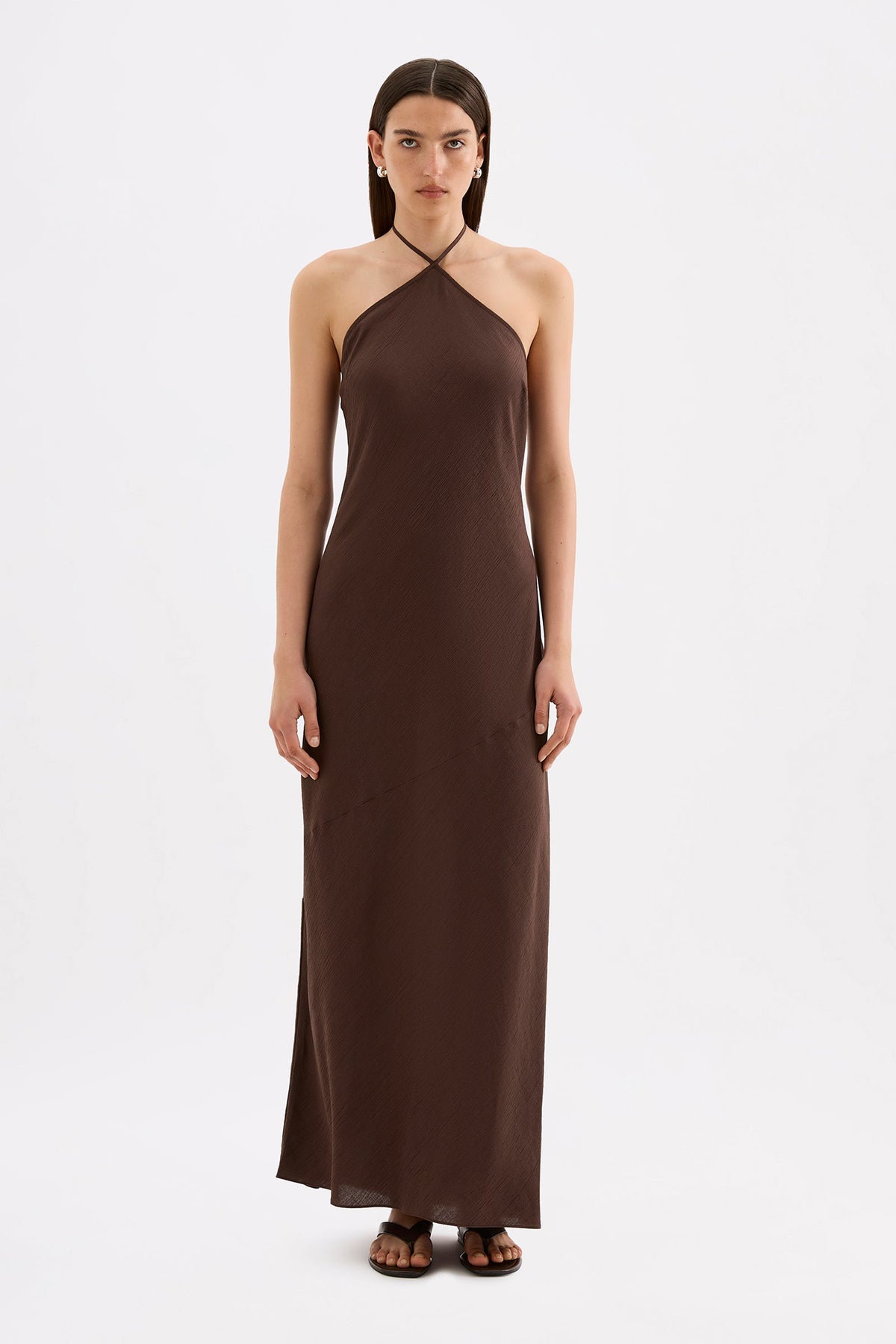 Nude Lucy | Waylon Maxi Dress - Chocolate