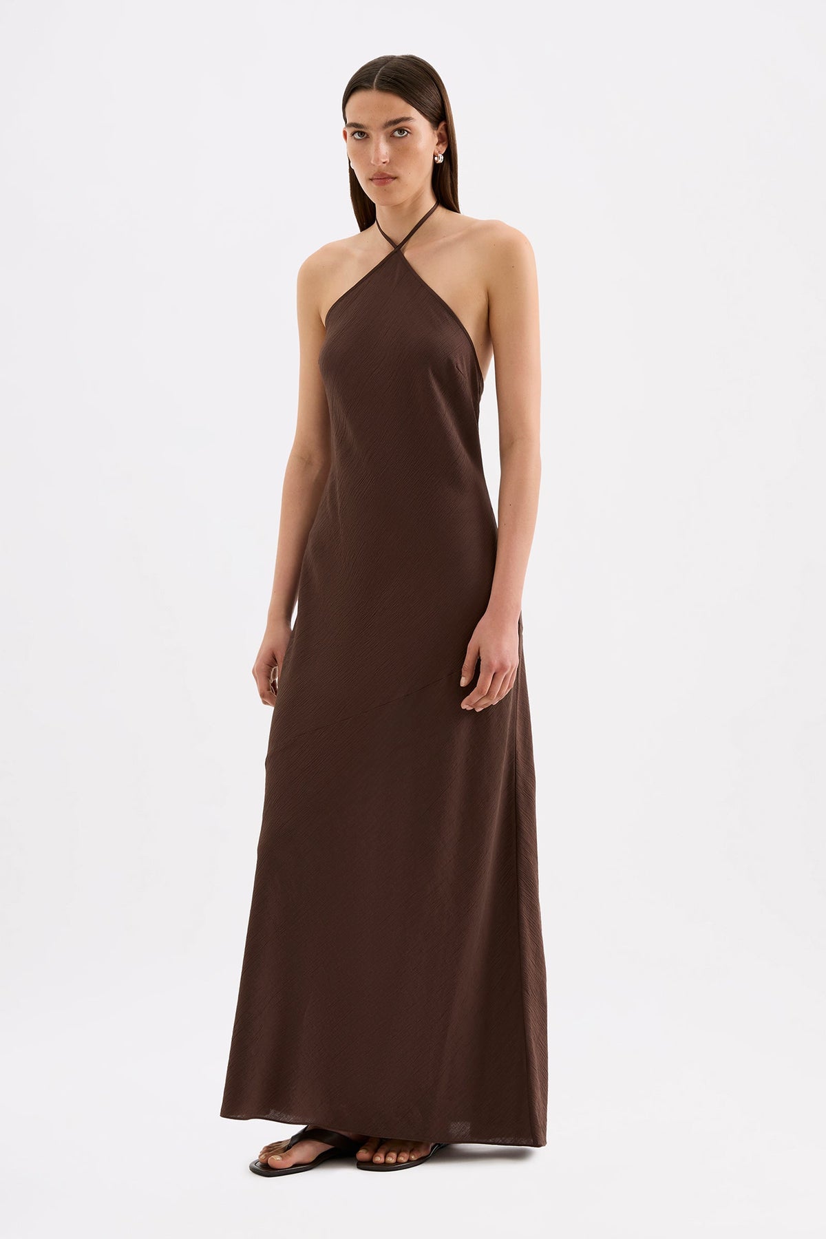 Nude Lucy | Waylon Maxi Dress - Chocolate