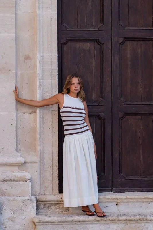 Mon Renn | Rhythm Stripe Mix Dress