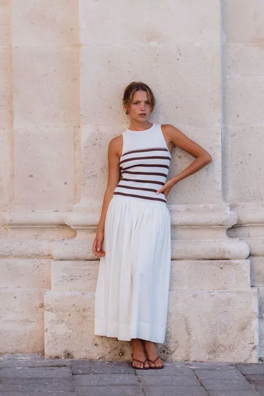 Mon Renn | Rhythm Stripe Mix Dress