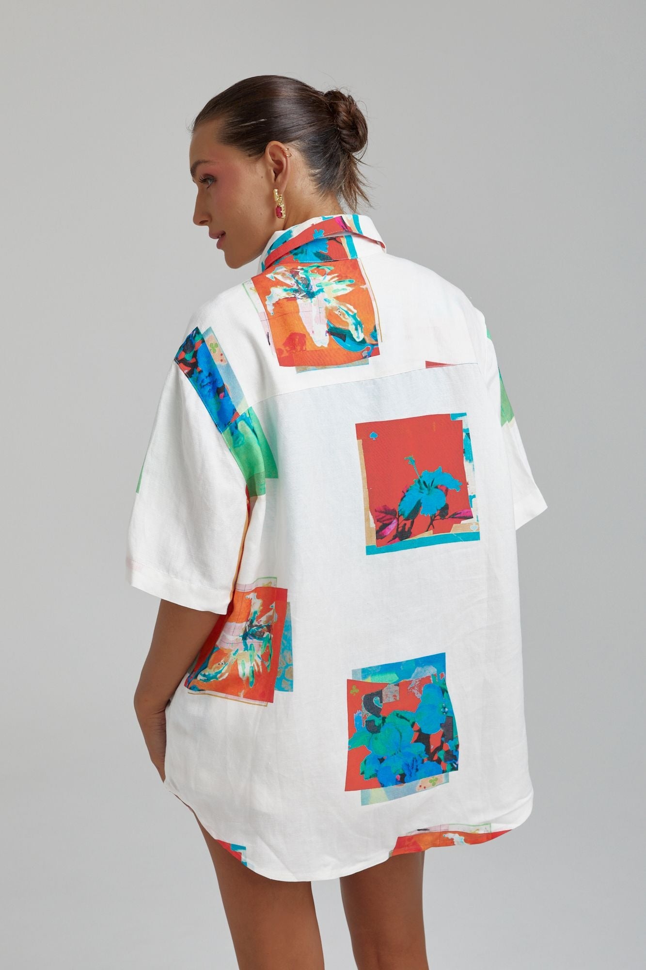 Summi Summi | Big Shirt - Montage White