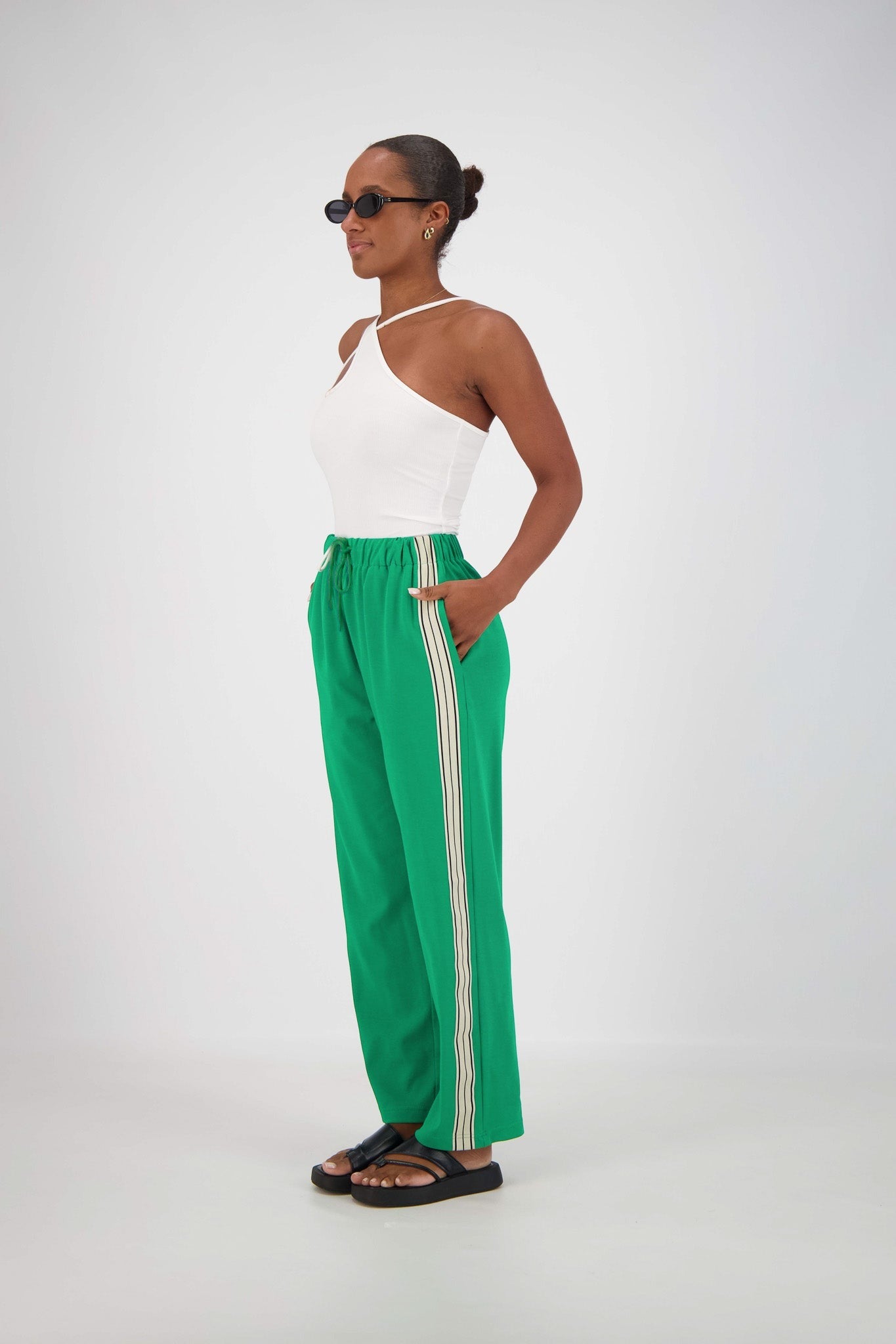 Jasmine Alexa | Panarea Trackpant Green