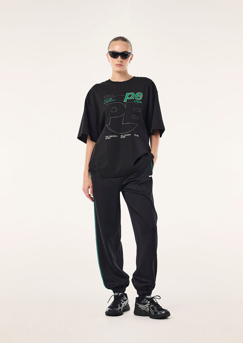 PE Nation | Current Oversized Tee - Black