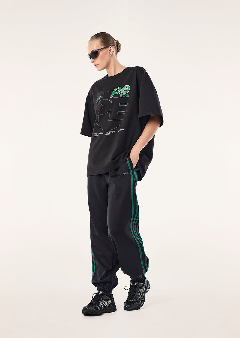 PE Nation | Current Oversized Tee - Black