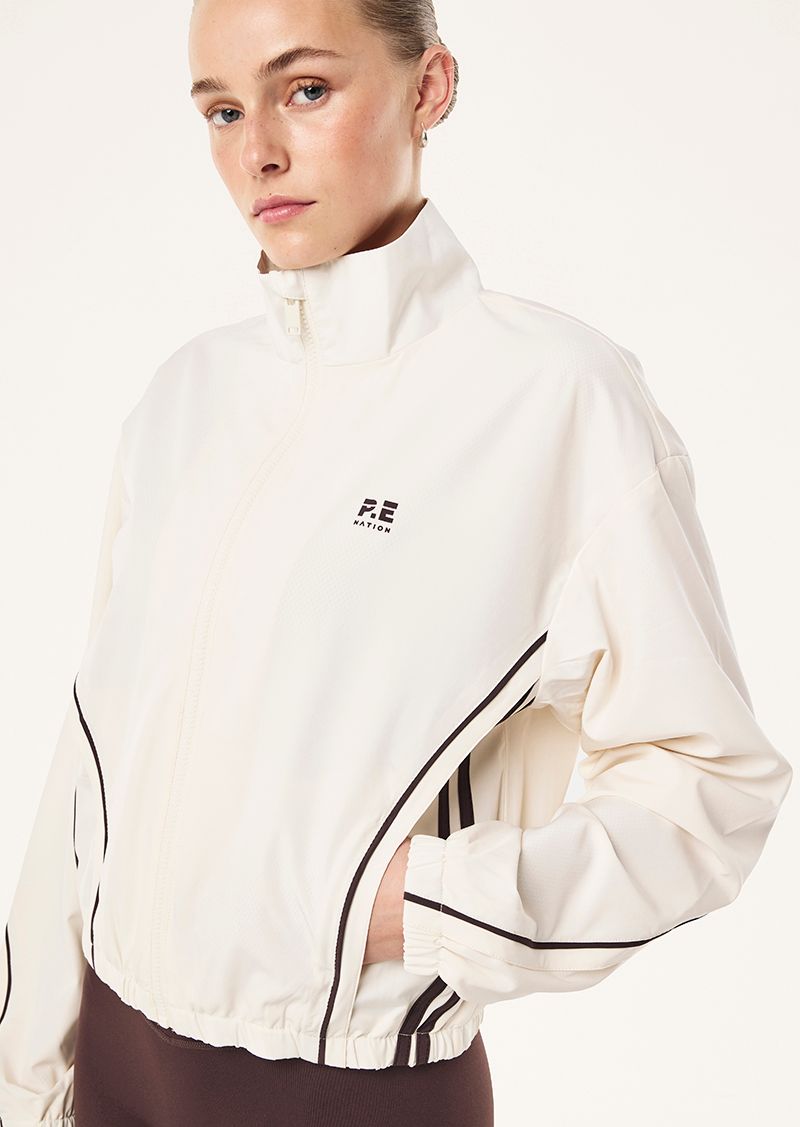 PE Nation | Linear Jacket - Whisper White