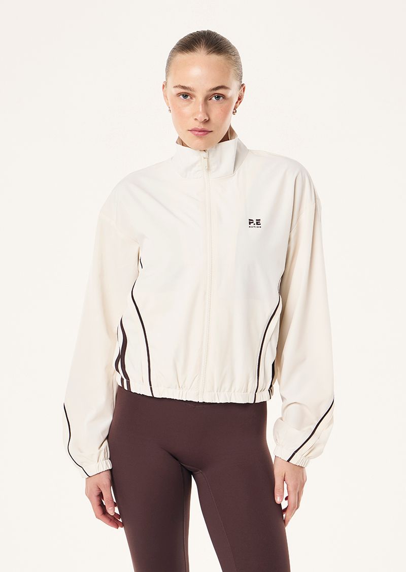 PE Nation | Linear Jacket - Whisper White