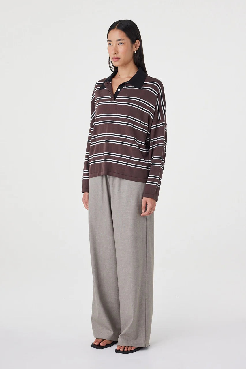 Arcaa Movement | Rayne Knit Jersey - Espresso