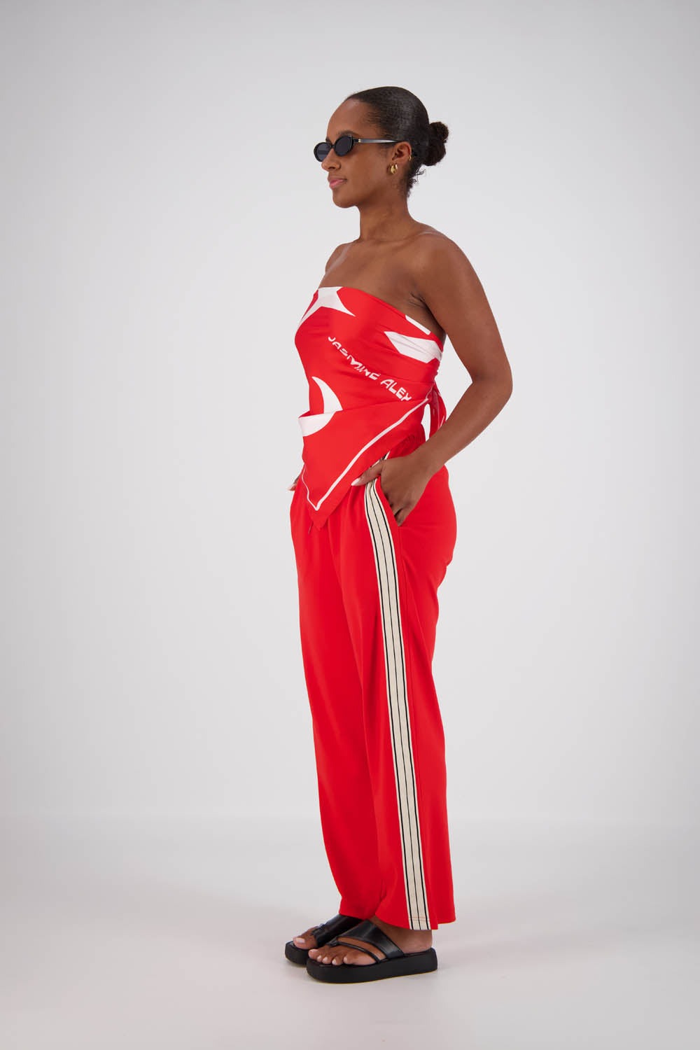 Jasmine Alexa | Panarea Trackpant Red