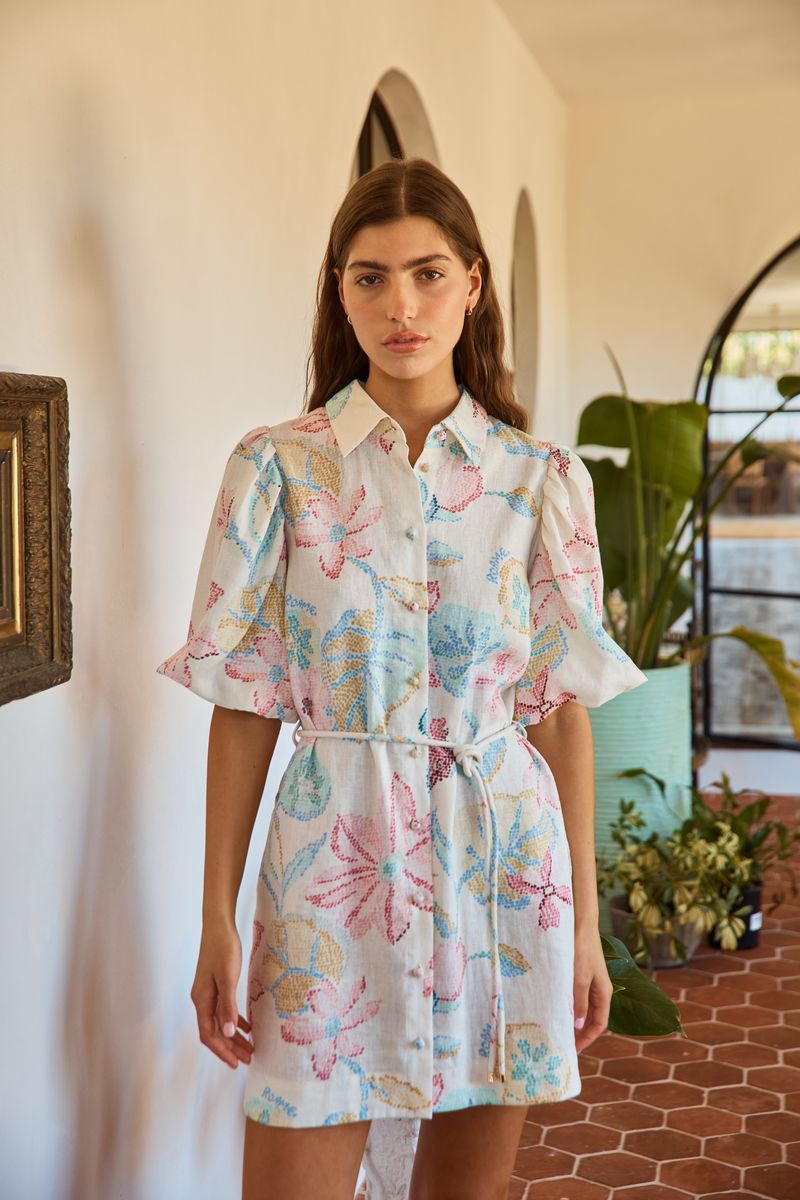 Roame | Berkley Mini Dress - Heritage Bloom