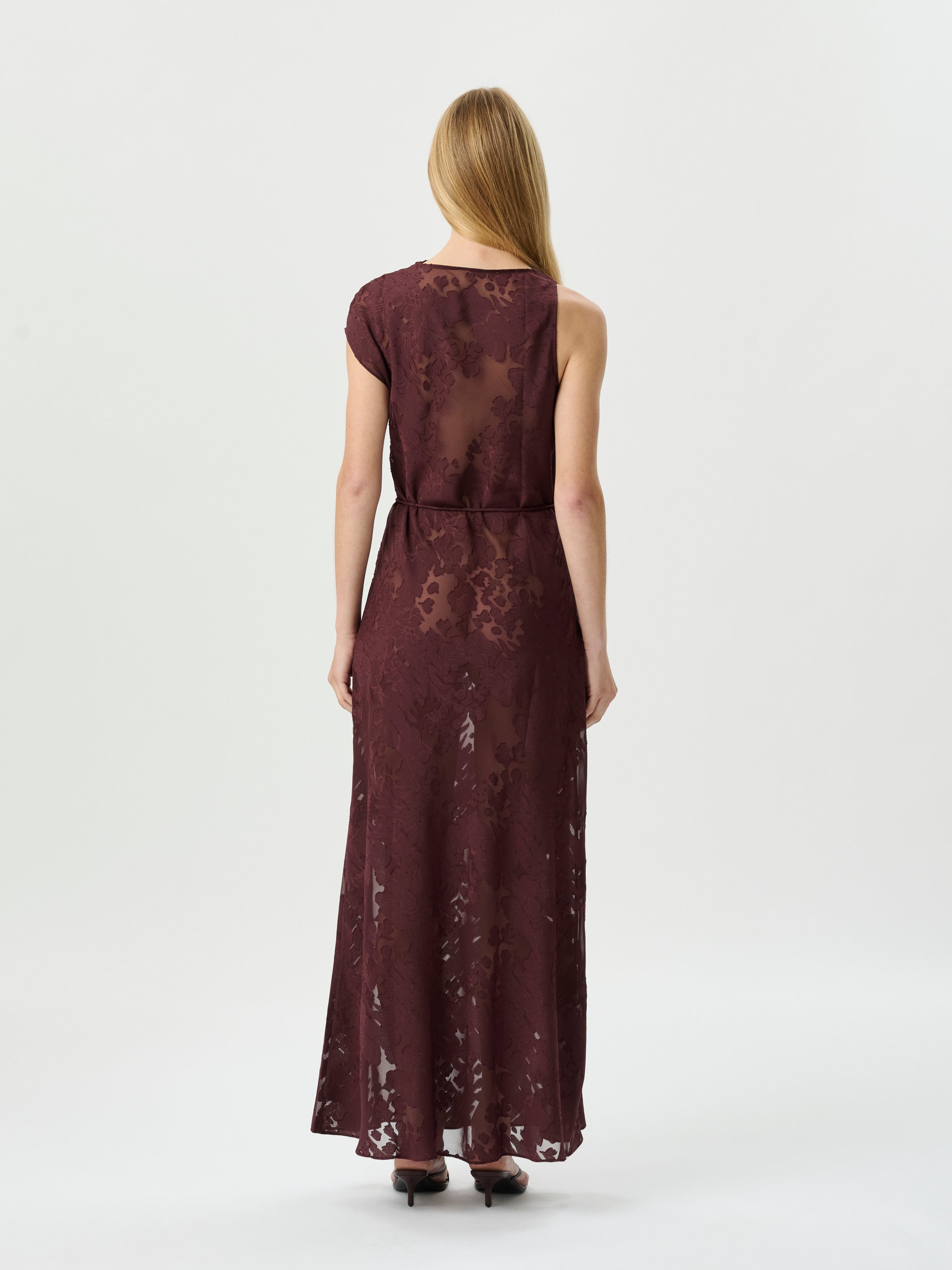 Roame | Capri Dress - Mulburry Jacquard