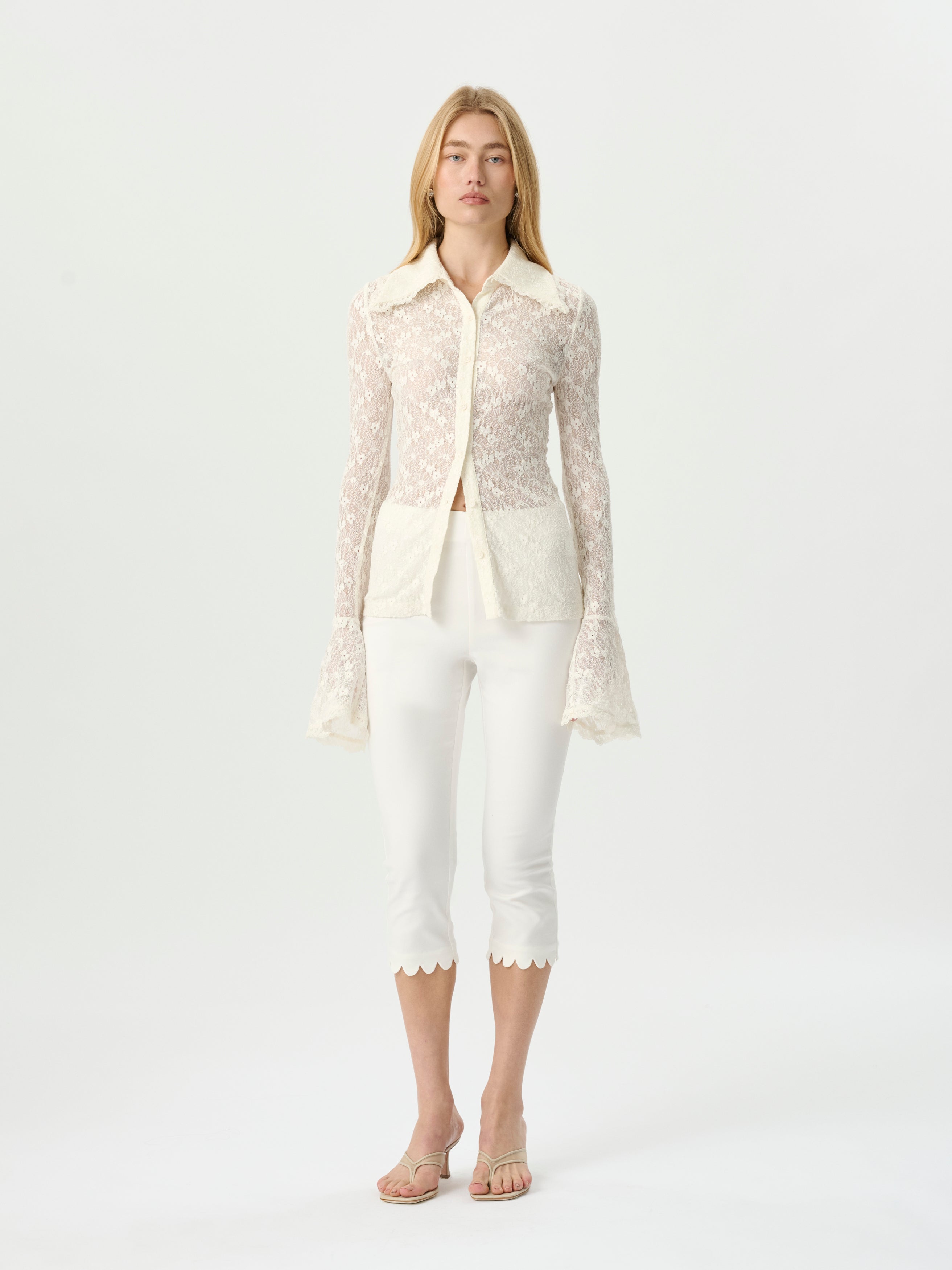 Roame | Daisie Shirt - Cameo Lace