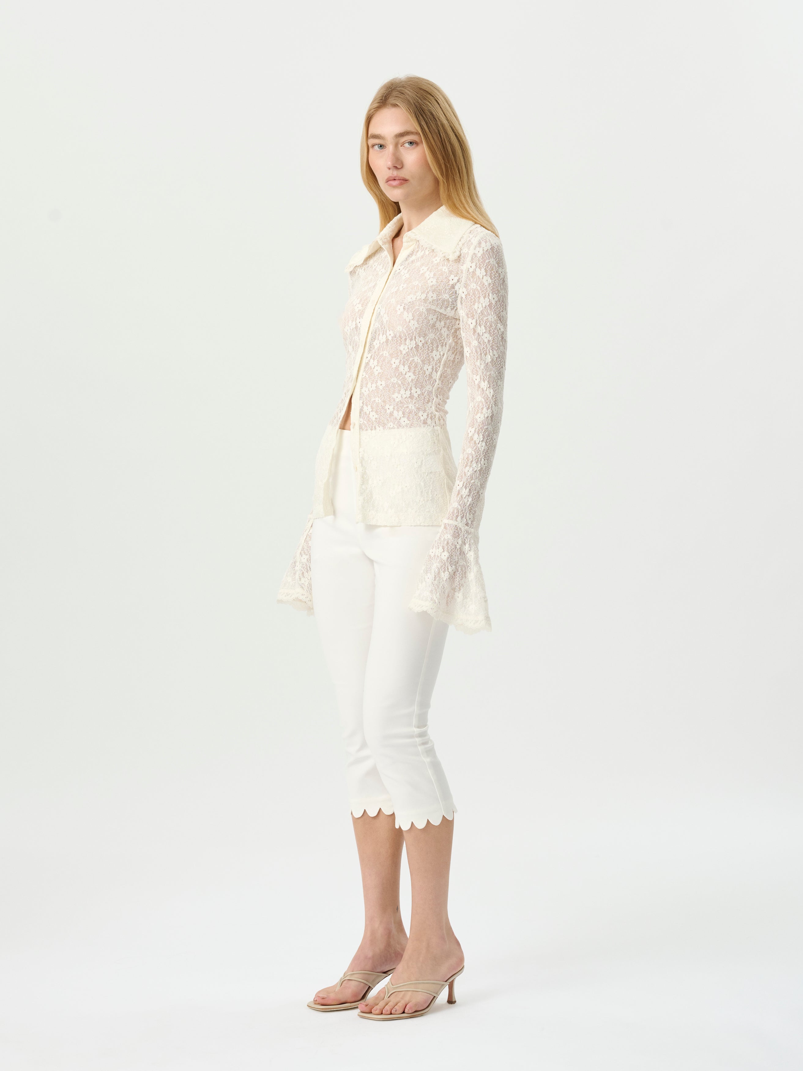 Roame | Daisie Shirt - Cameo Lace