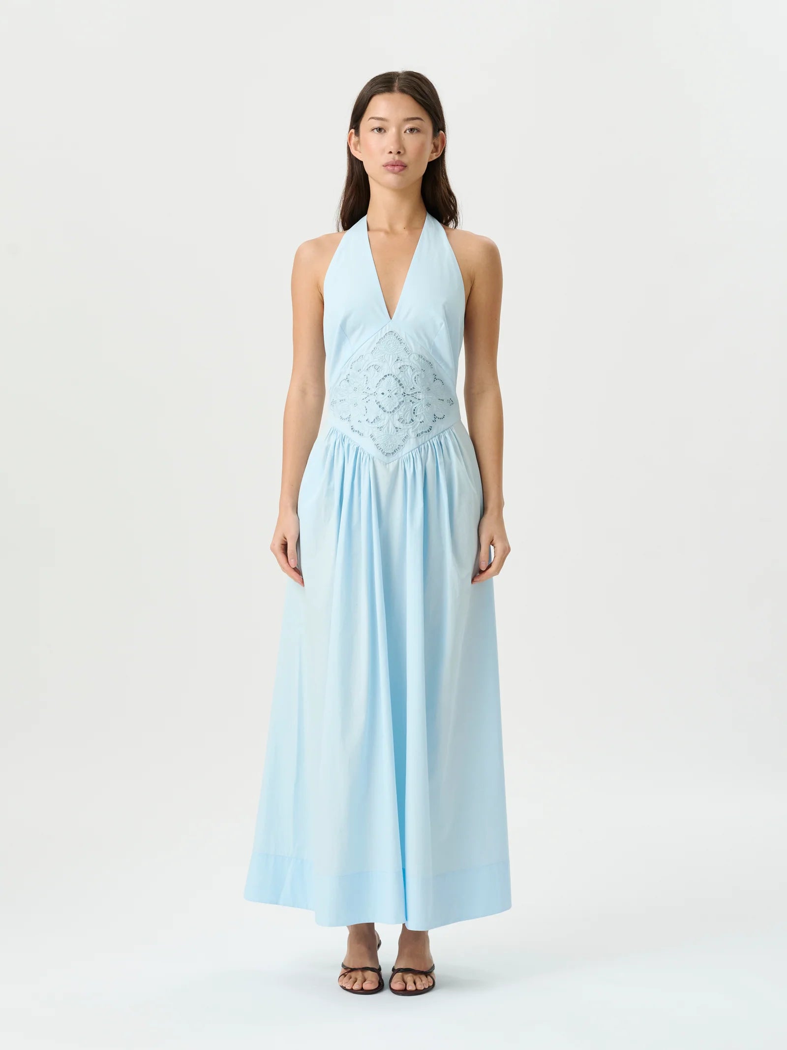 Roame | Maddie Halter Dress - Powder Blue