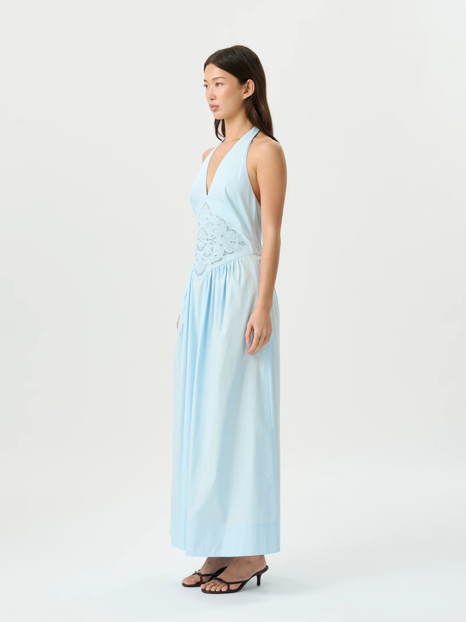 Roame | Maddie Halter Dress - Powder Blue