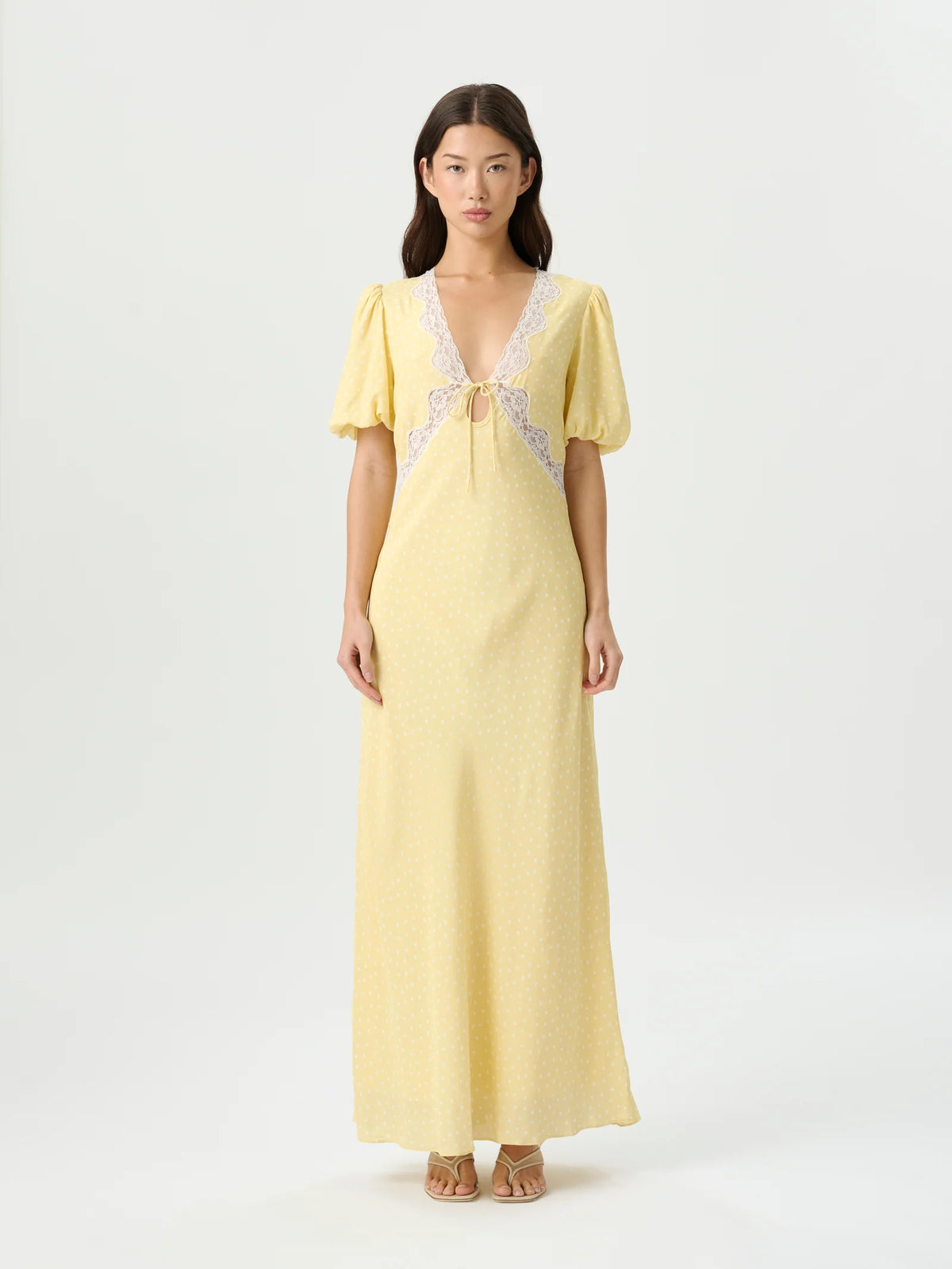 Sunny Midi Dress - Citron Confetti