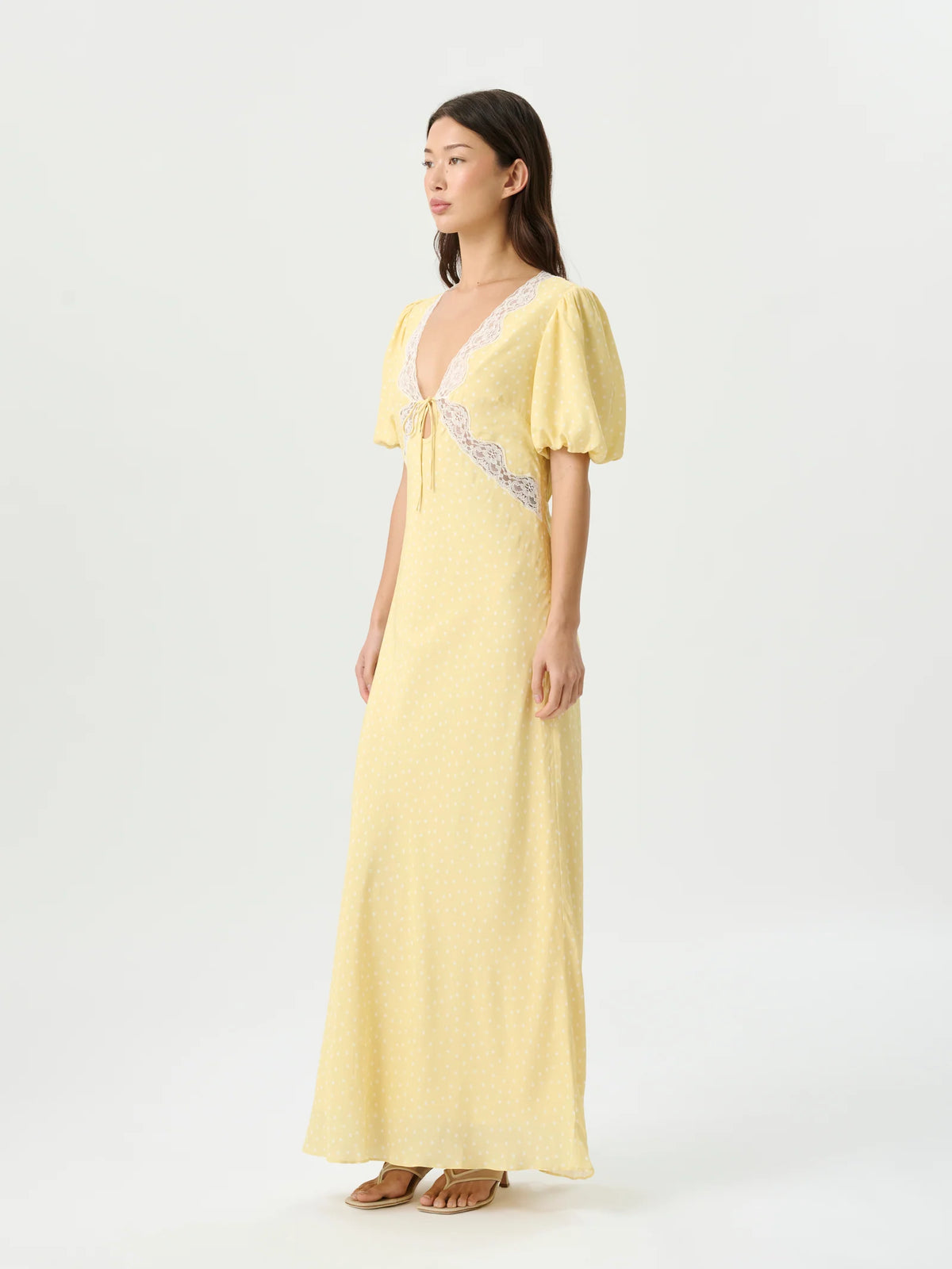 Sunny Midi Dress - Citron Confetti