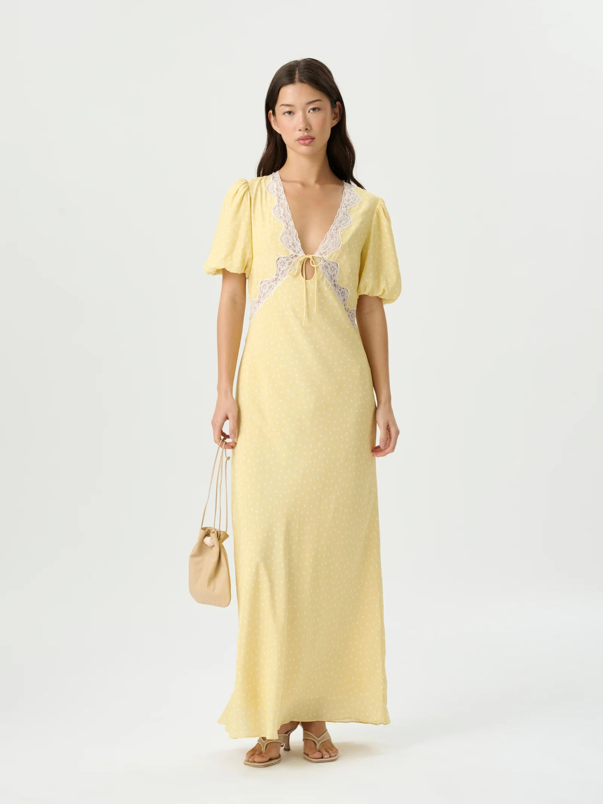 Sunny Midi Dress - Citron Confetti
