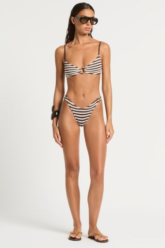 Bond-Eye | Ring Lissio Crop - Sable Dot Stripe