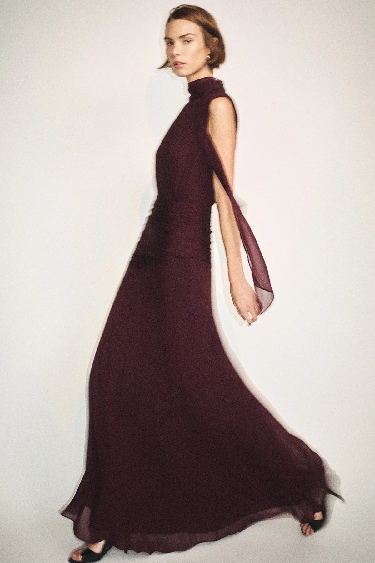 Shona Joy | Amina Scarf Neck Maxi Dress