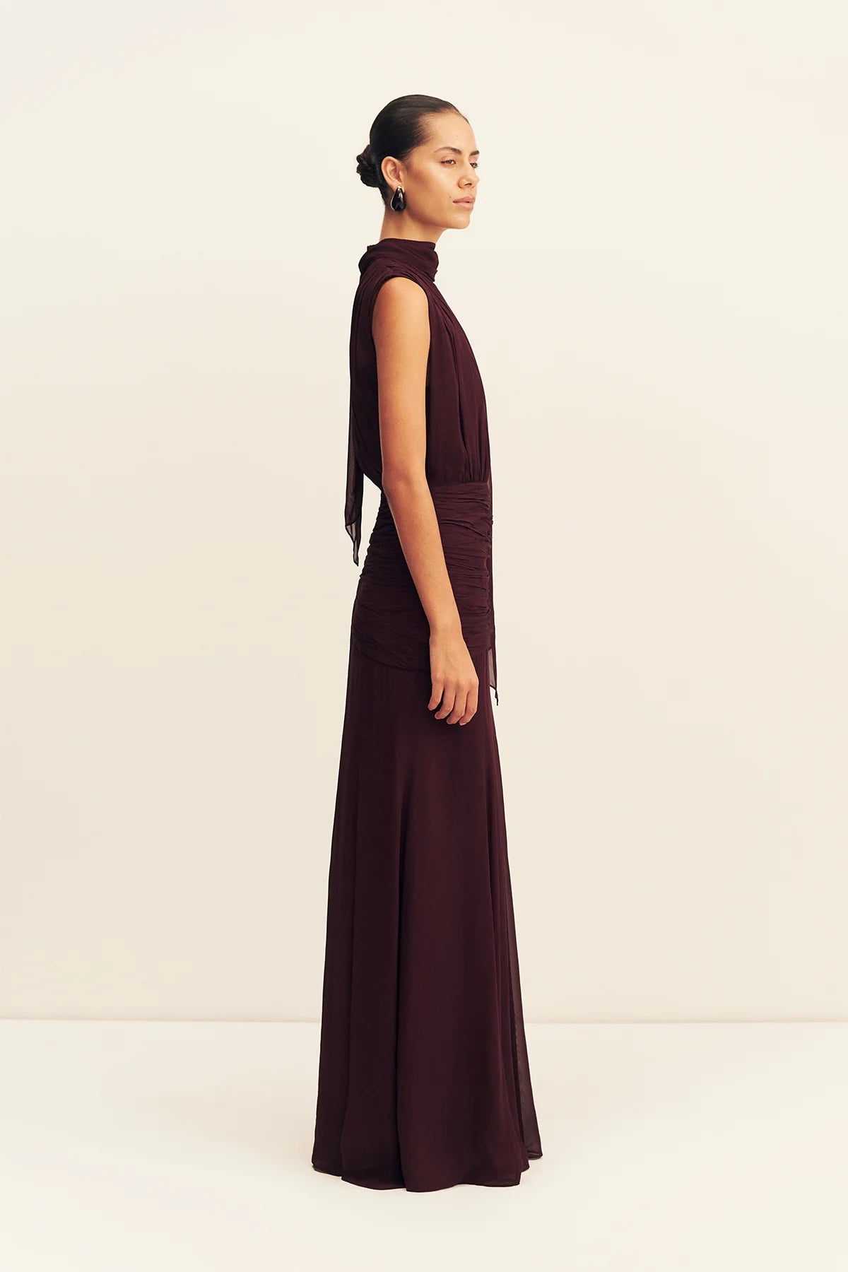 Shona Joy | Amina Scarf Neck Maxi Dress