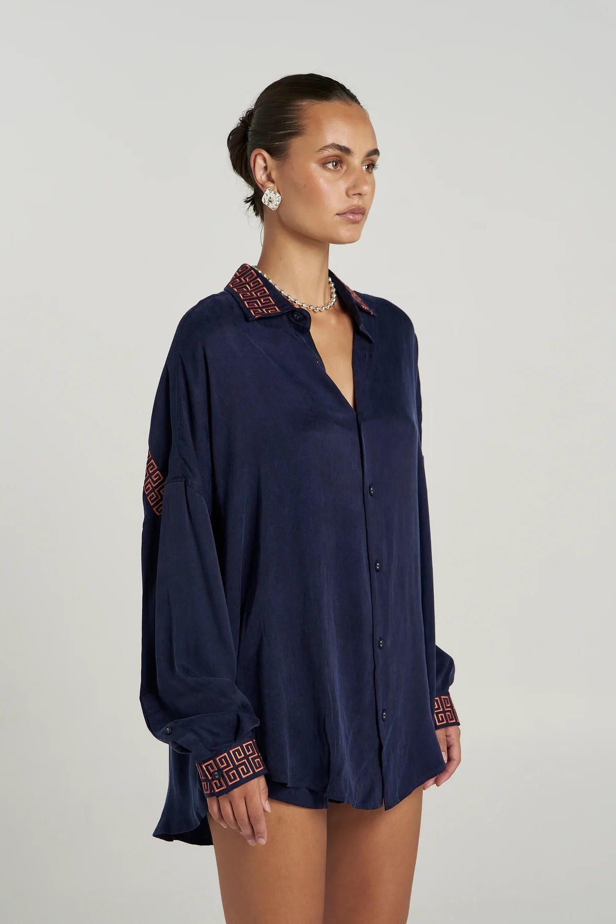 Summi Summi | Sig LS Shirt - Navy