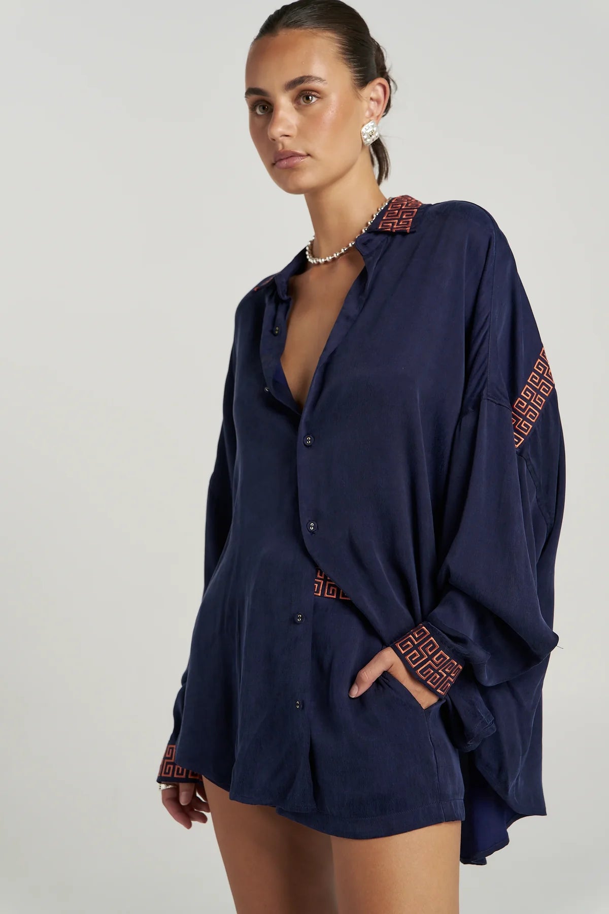 Summi Summi | Sig LS Shirt - Navy