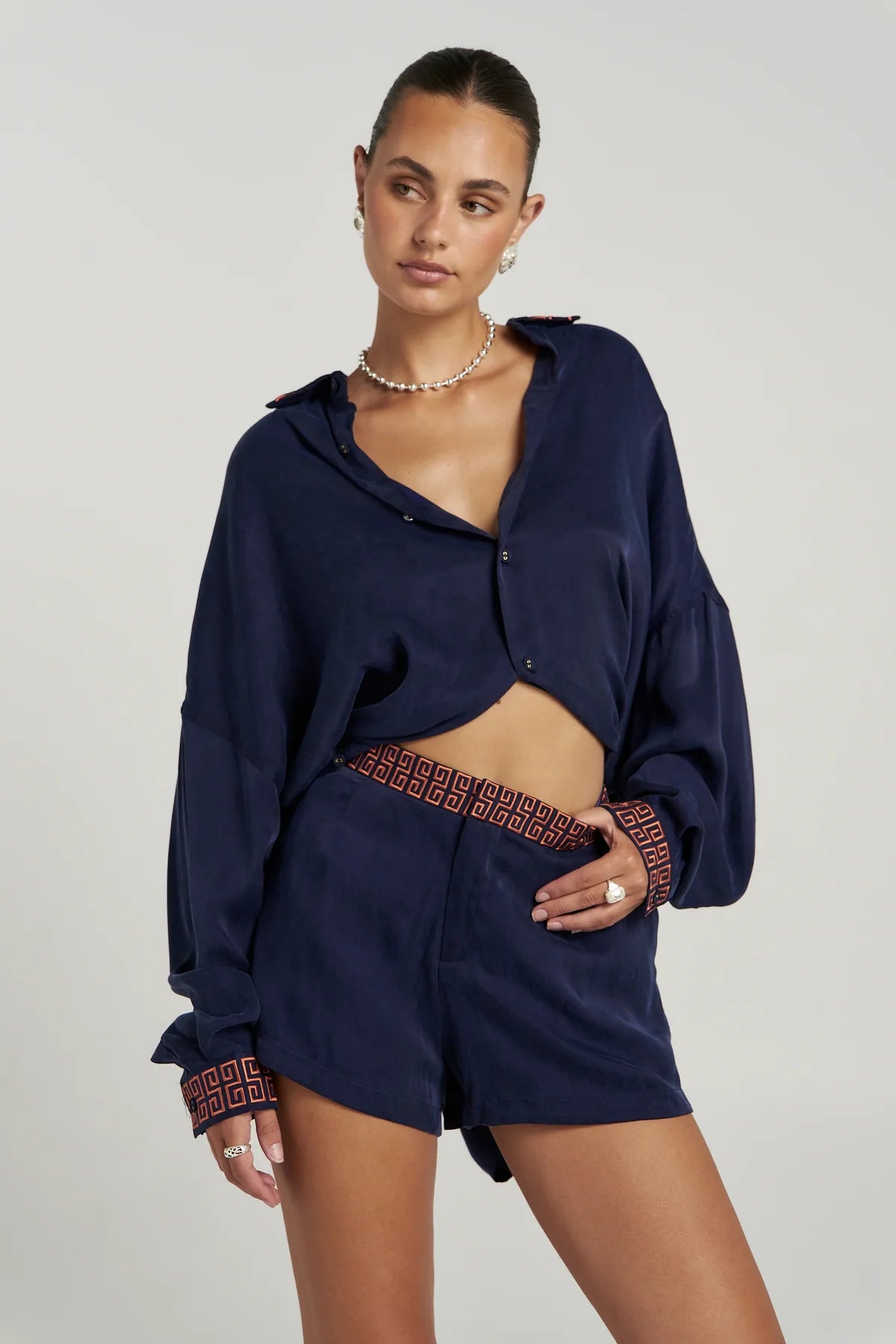 Summi Summi | Sig LS Shirt - Navy