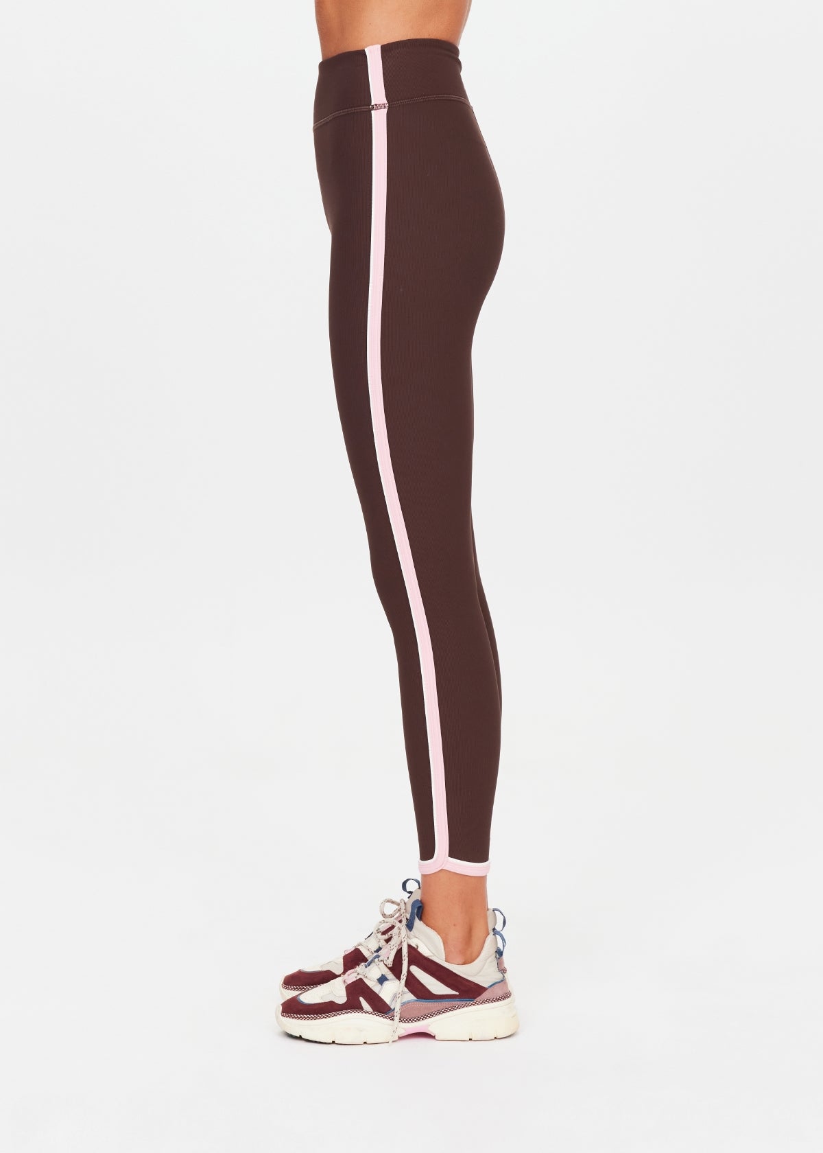 The Upside | 25in Midi Pant - Chocolate Rhythm