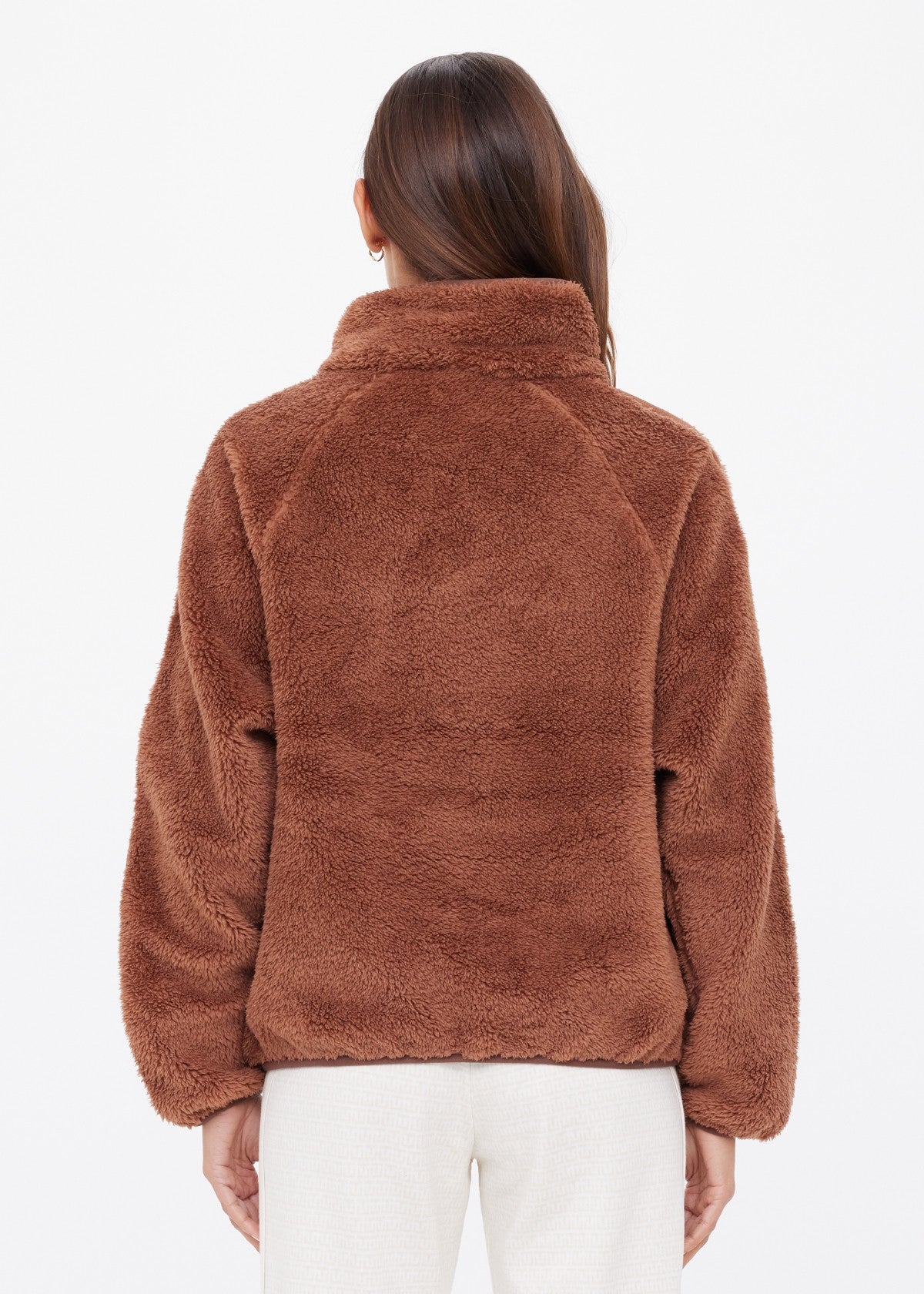 The Upside | Harlow Fleece Pullover - Walnut