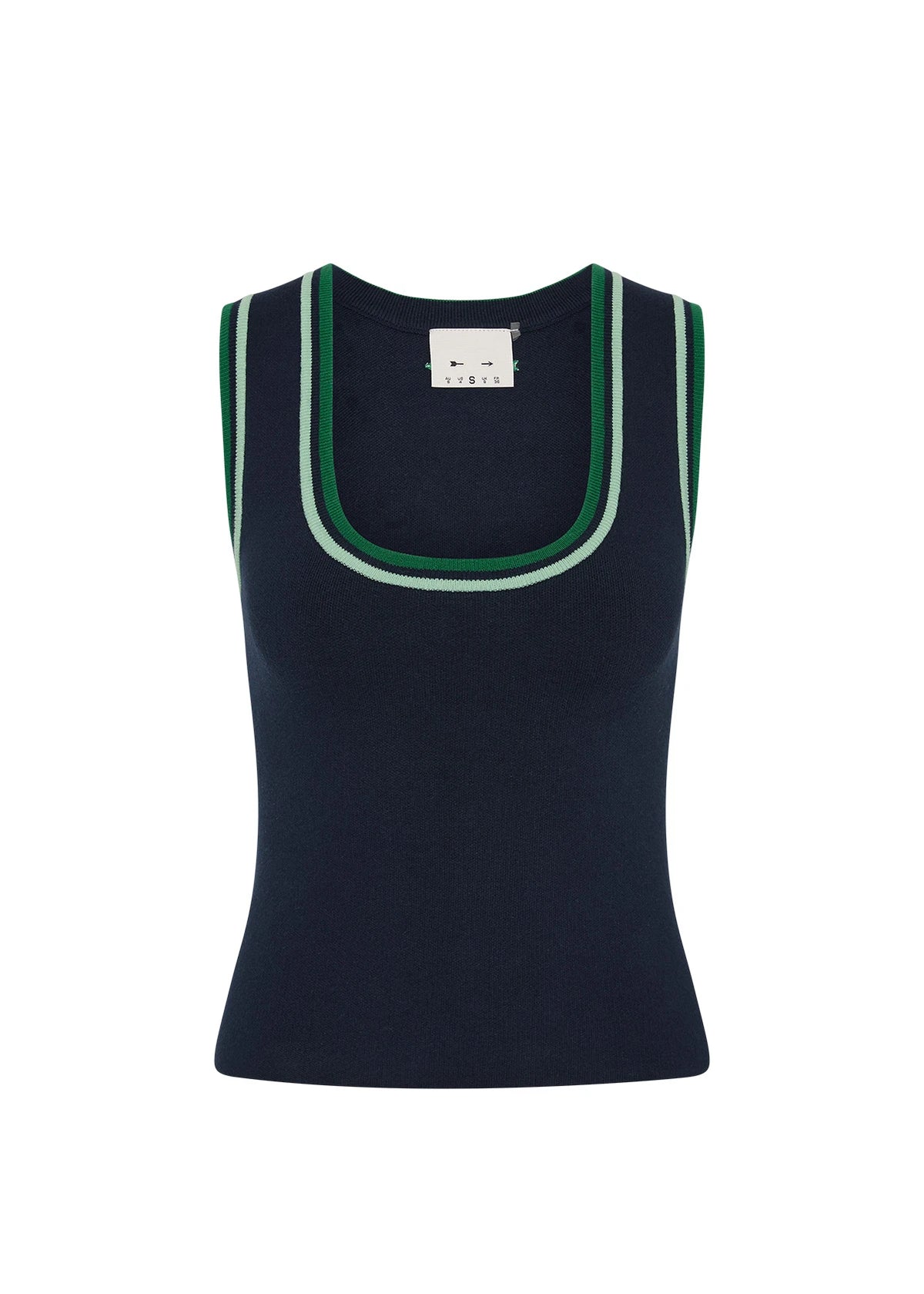 The Upside | Joey Knit Tank Top - Navy