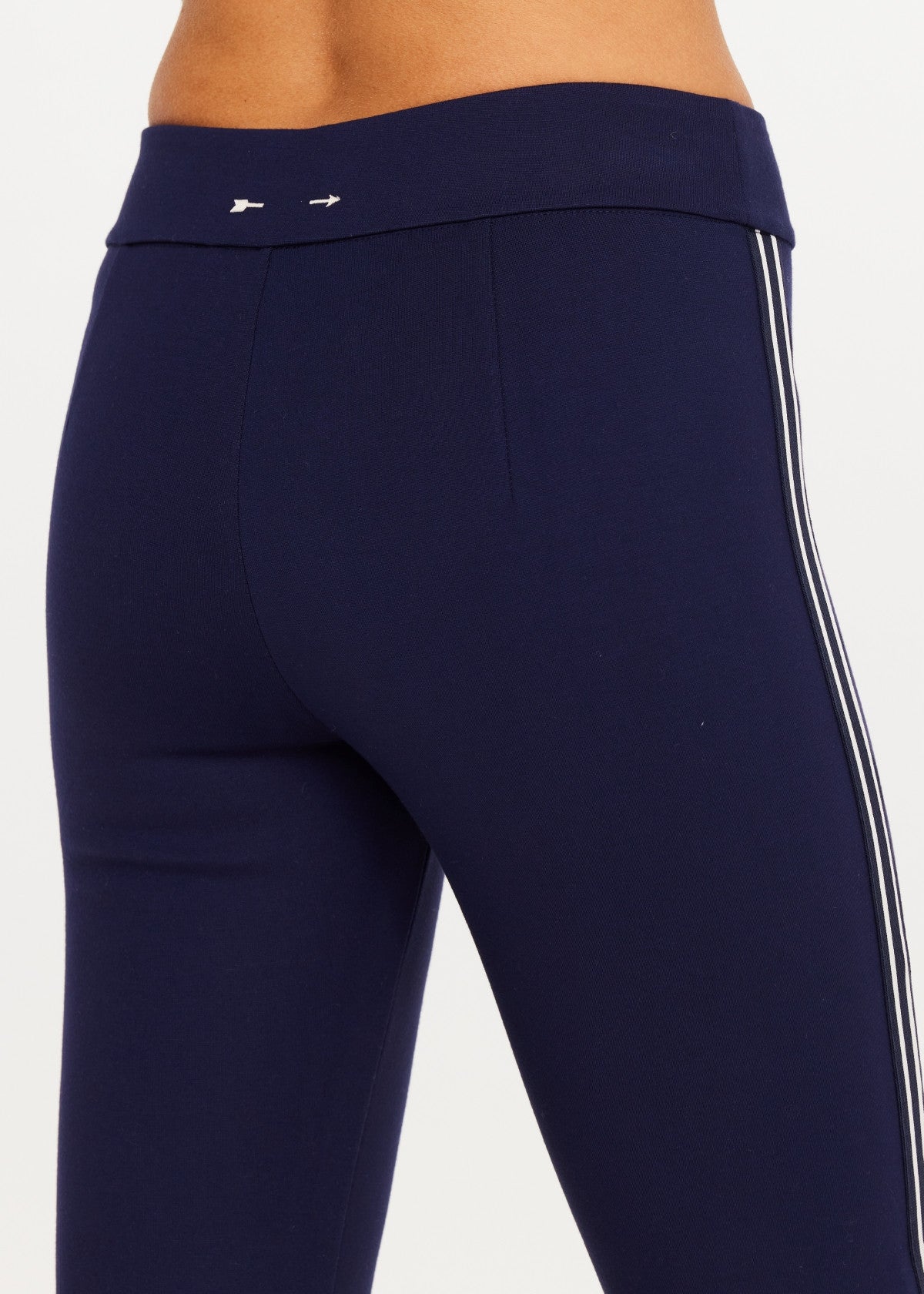 The Upside | Joyela Panelled Flare Pant - Navy