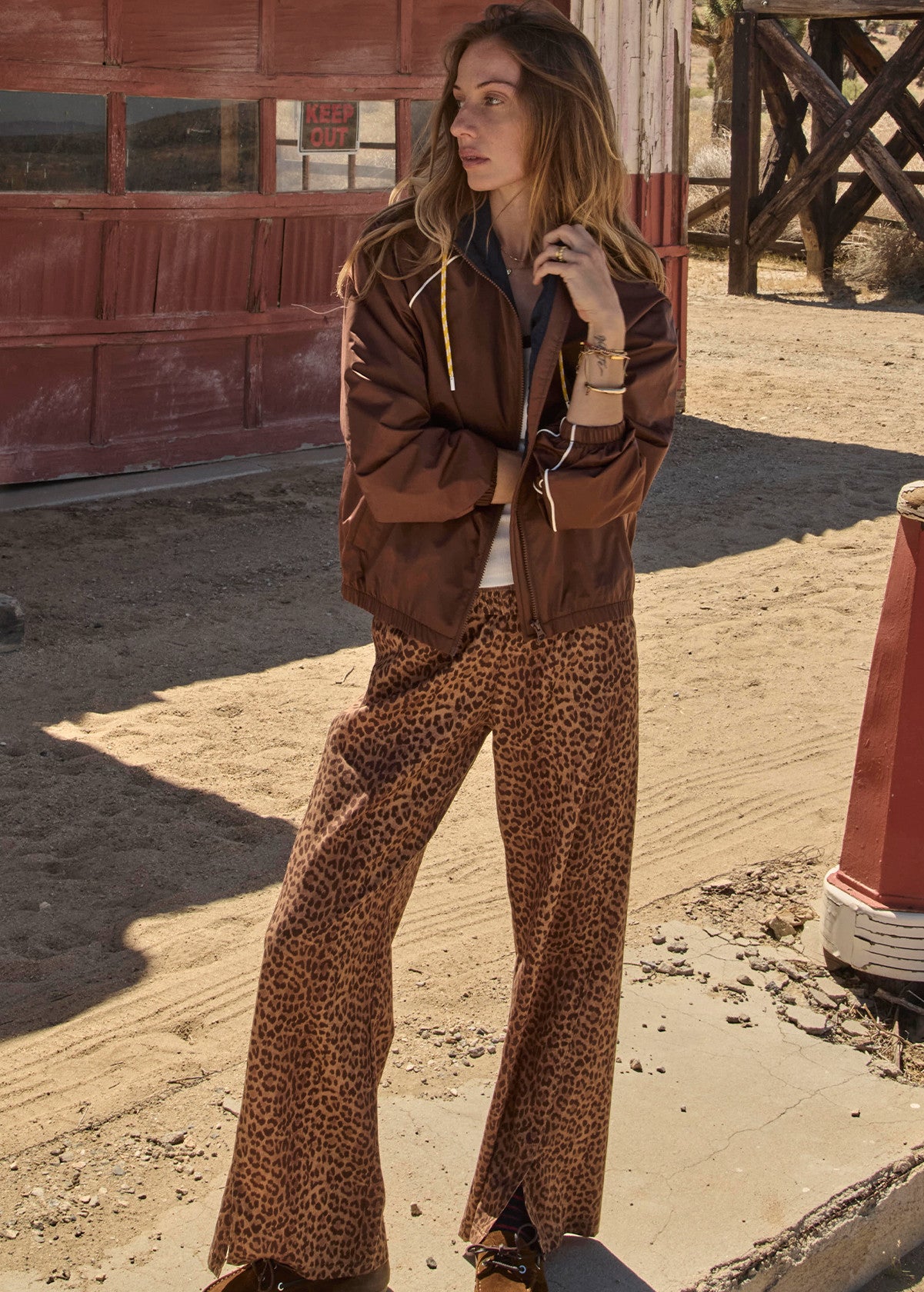 The Upside | Lila Zip Through Jacket - Chocolate
