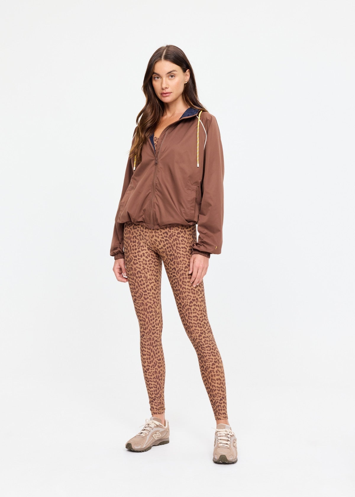 The Upside | Lila Zip Through Jacket - Chocolate
