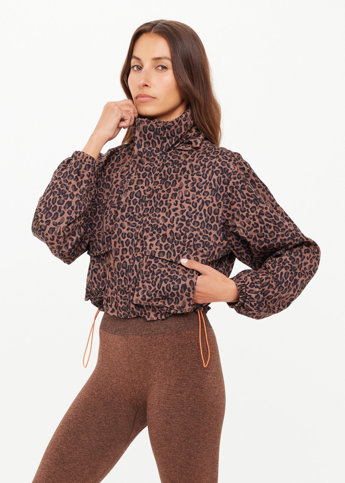 The Upside | Ludlow Ace Shell Jacket - Leopard