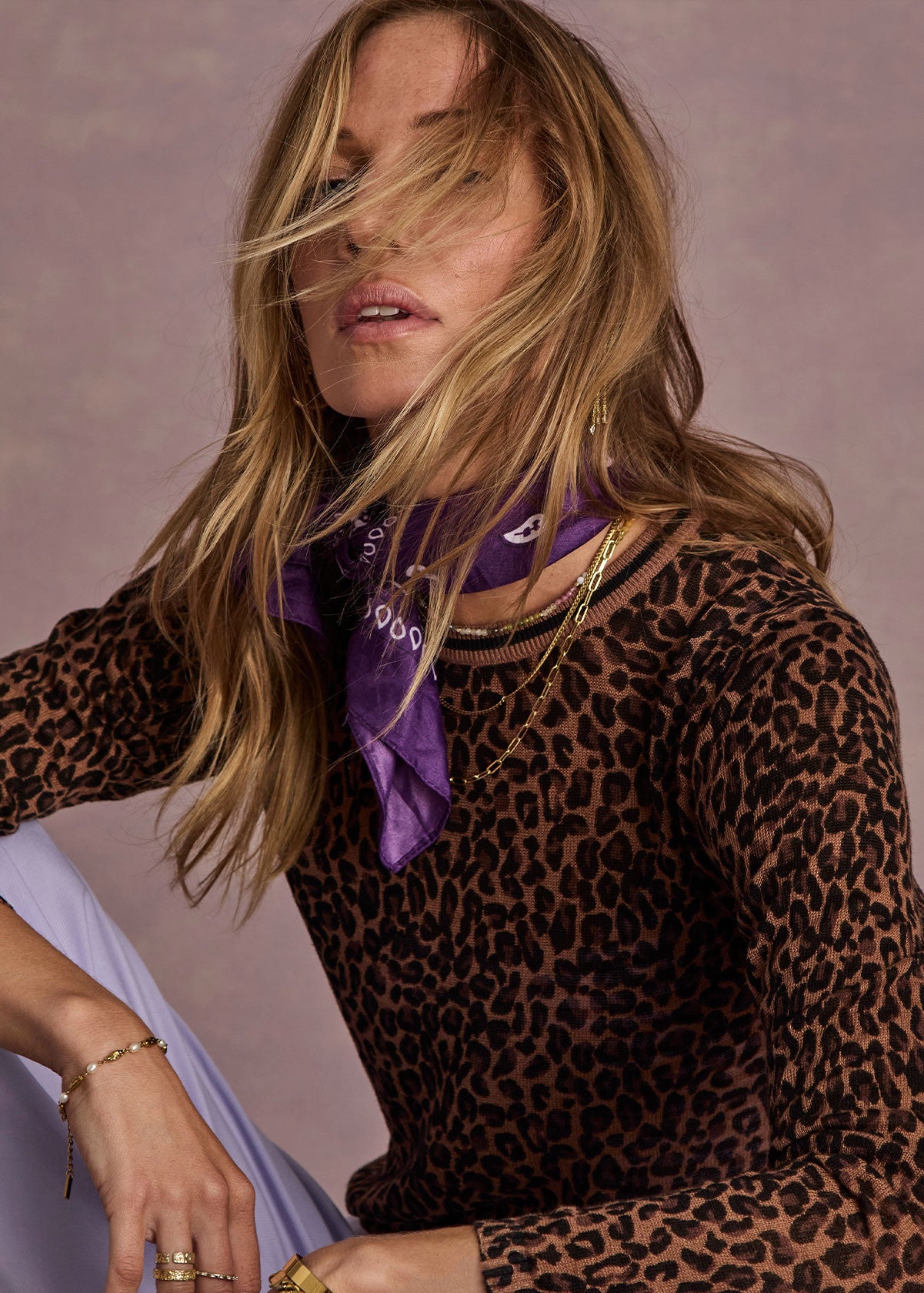 The Upside | Ludlow Ada Long Sleeve Knit - Leopard