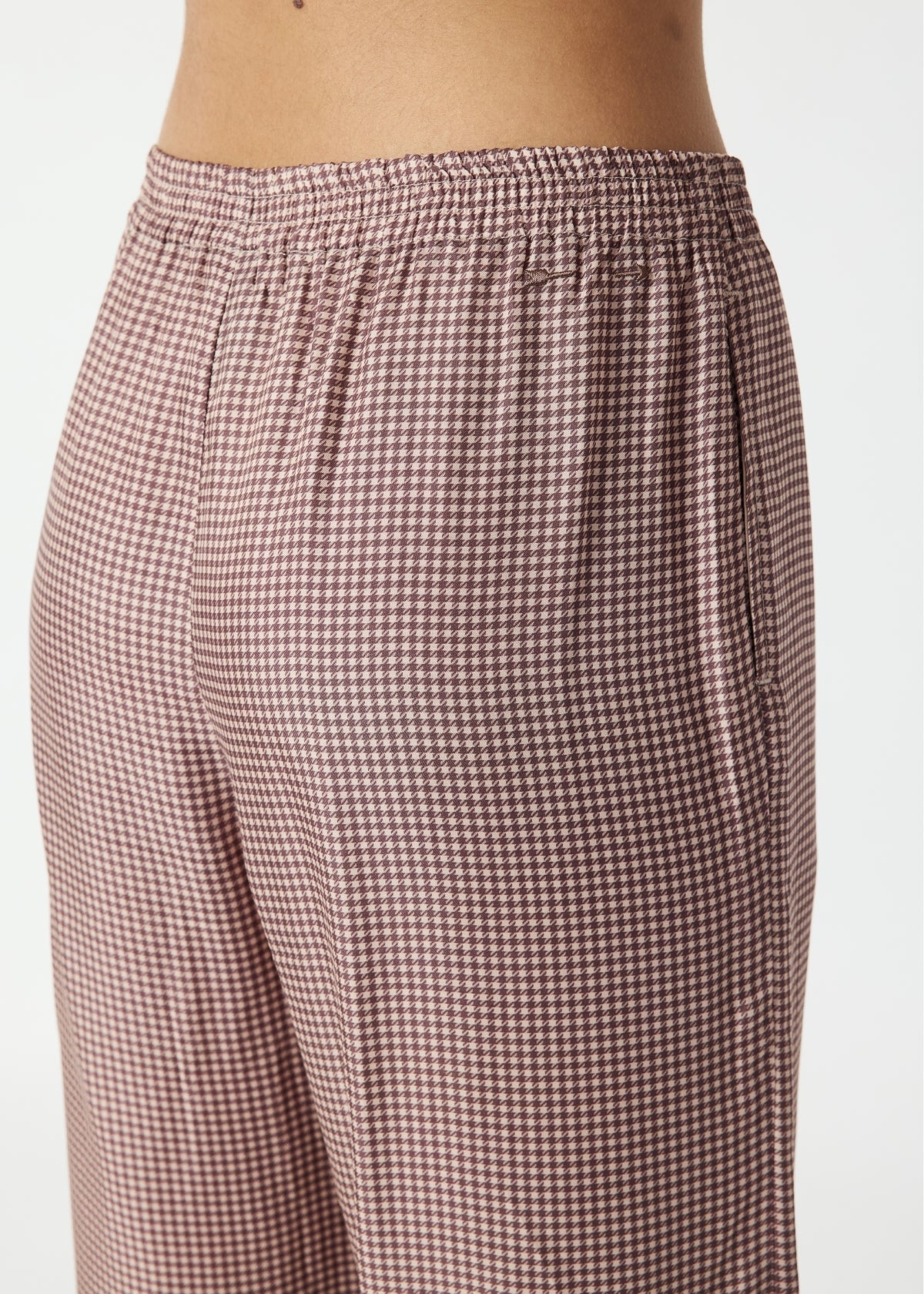 The Upside | Marnie Wide Leg Pant - Check Palacio