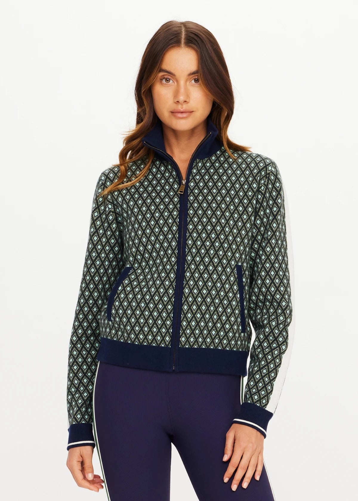 The Upside | Viva Margot Knit Jacket - Geo