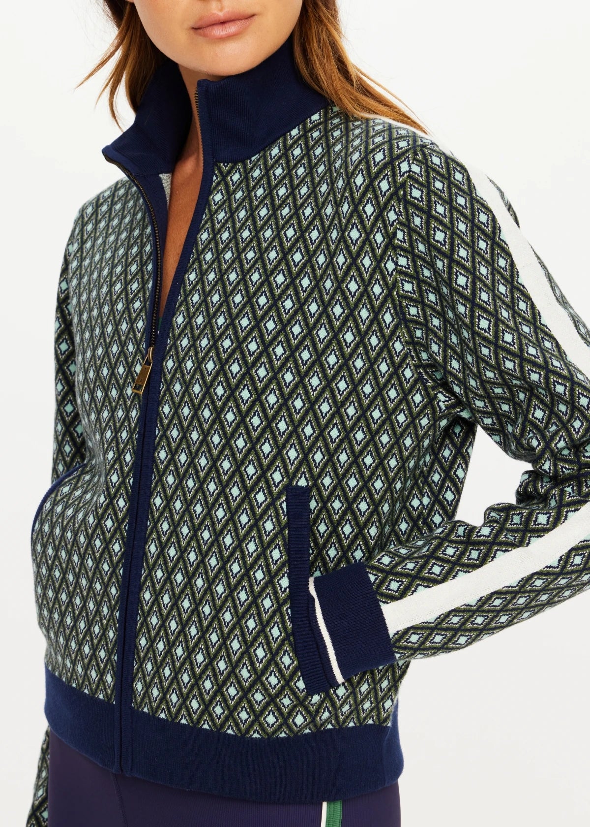 The Upside | Viva Margot Knit Jacket - Geo