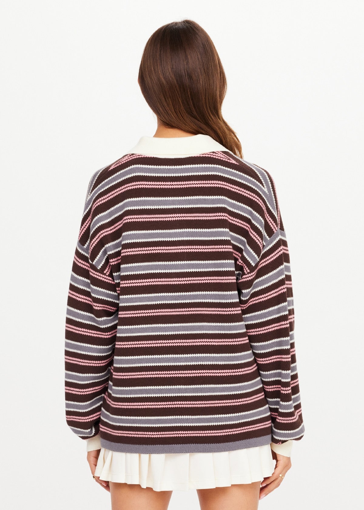The Upside | Wonder Knit Polo - Stripe