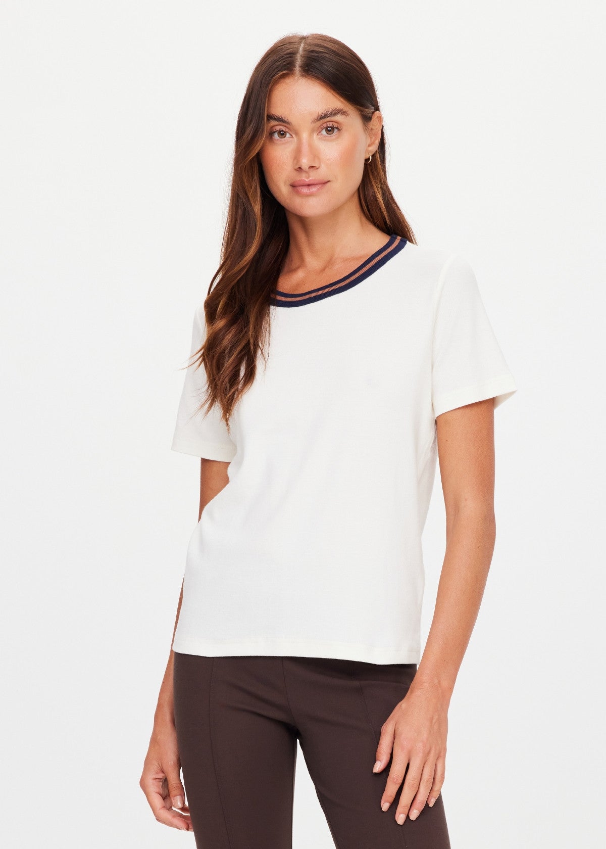 The Upside | Zahra Rib Tee - Cream