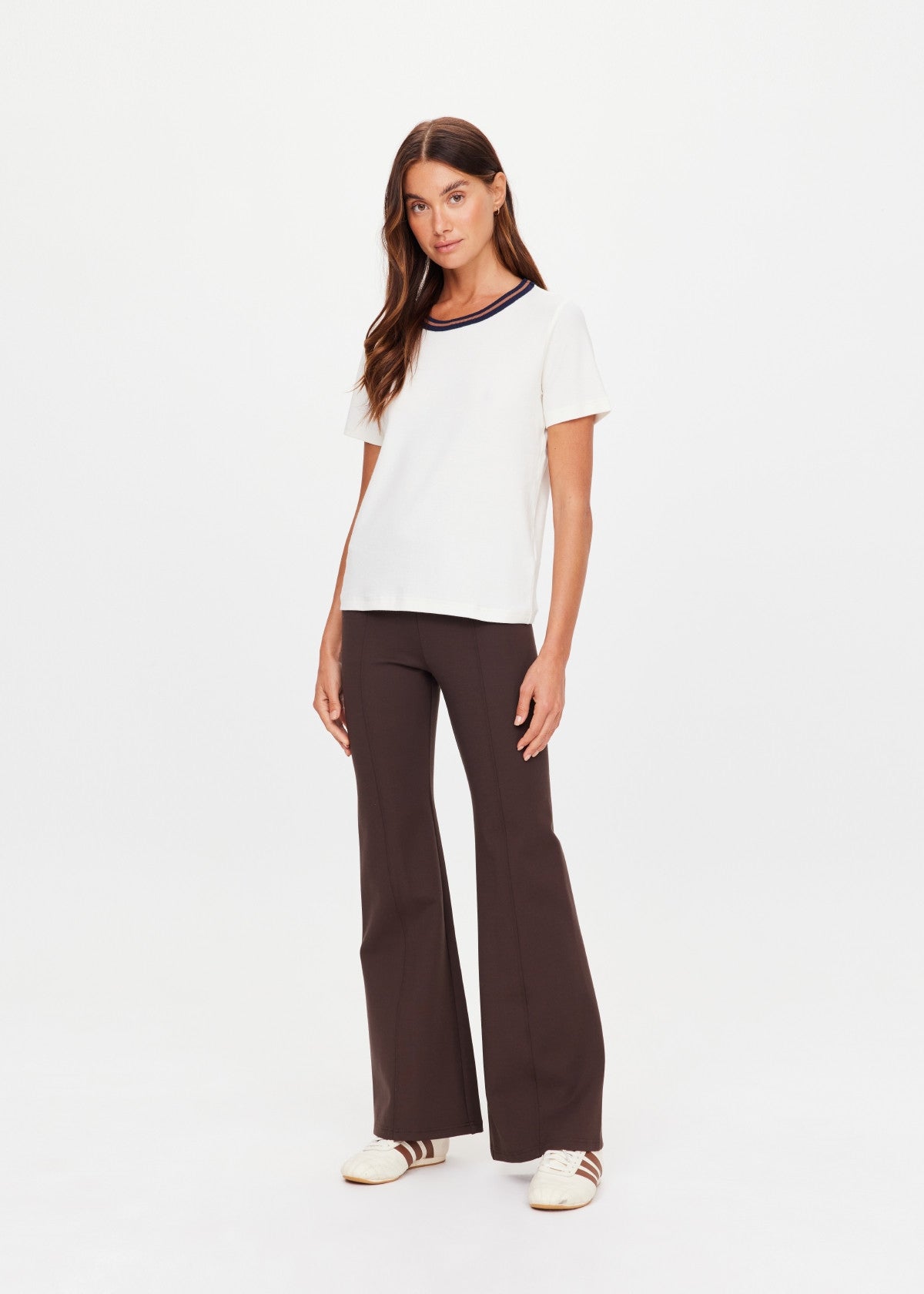 The Upside | Zahra Rib Tee - Cream