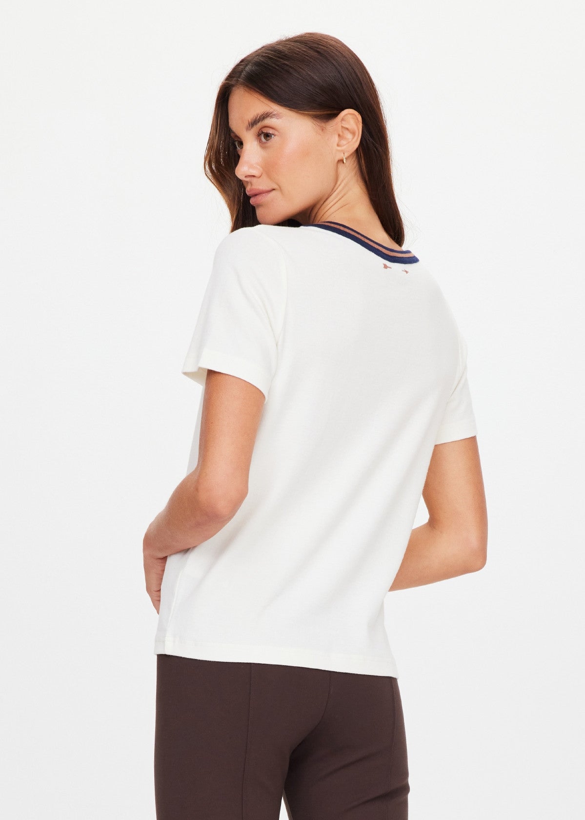 The Upside | Zahra Rib Tee - Cream