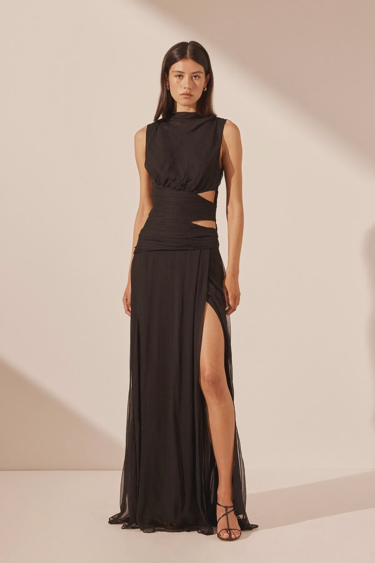Shona Joy | Claude Cut Out Side Split Maxi Dress