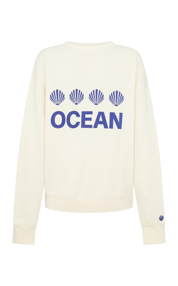 Araminta James | Ocean Sweatshirt - Coconut