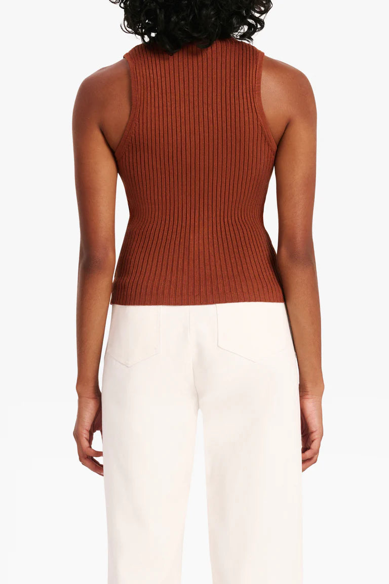Nude Lucy | Onda Knit Tank - Terracotta